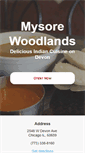 Mobile Screenshot of mysorewoodlandschicago.com